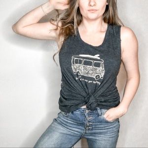 Natural Life | Happy Camper Graphic Tank